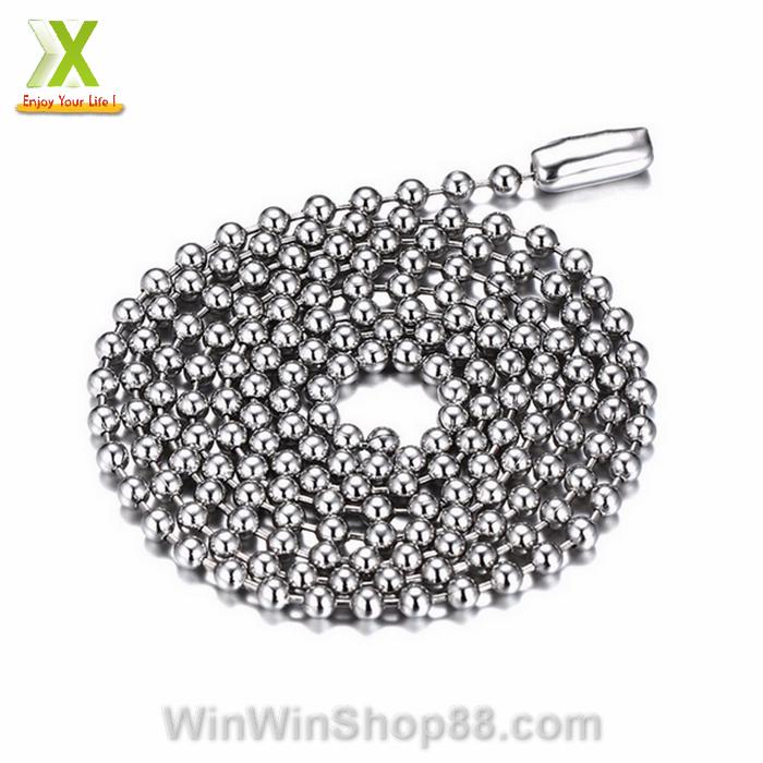 Combo 5 sợi dây chuyền bi DC15 (màu bạc)