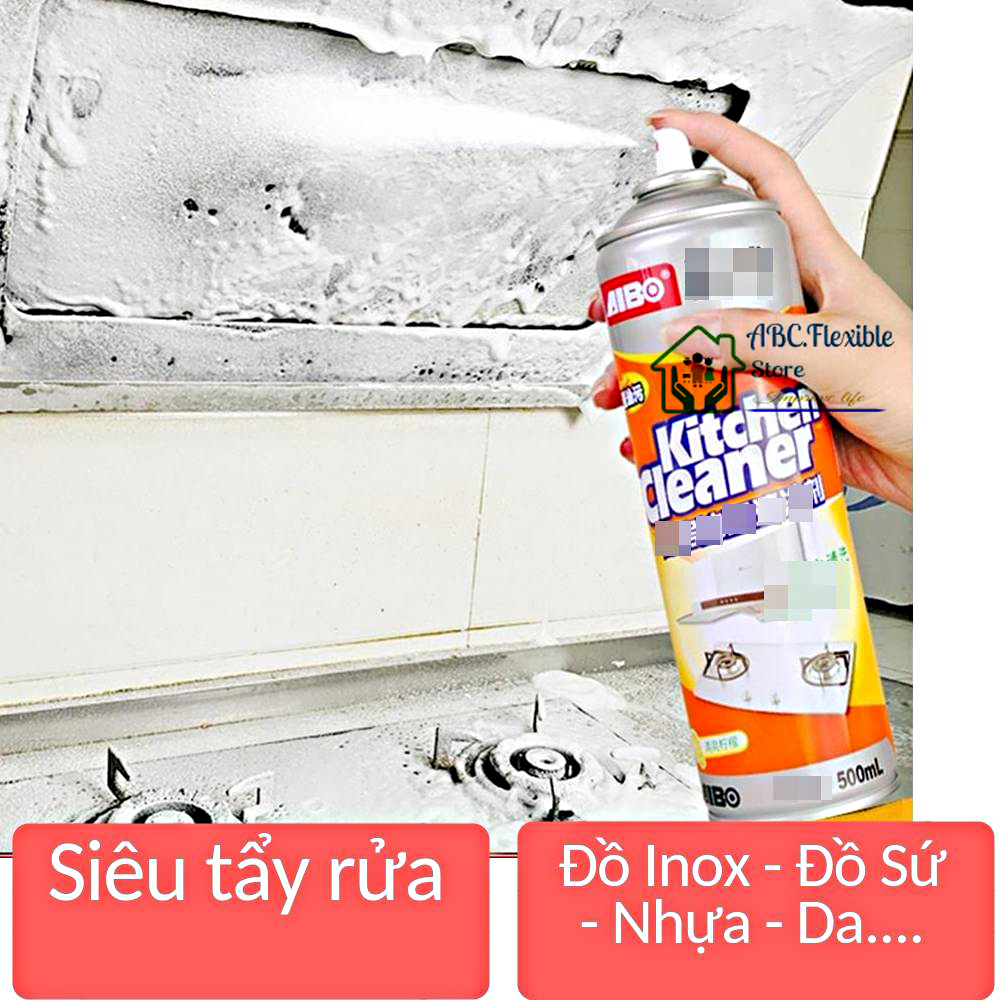 Bình xịt bếp KITCHEN CLEANER bọt tuyết - Bình xịt nhà tắm BATHROOM