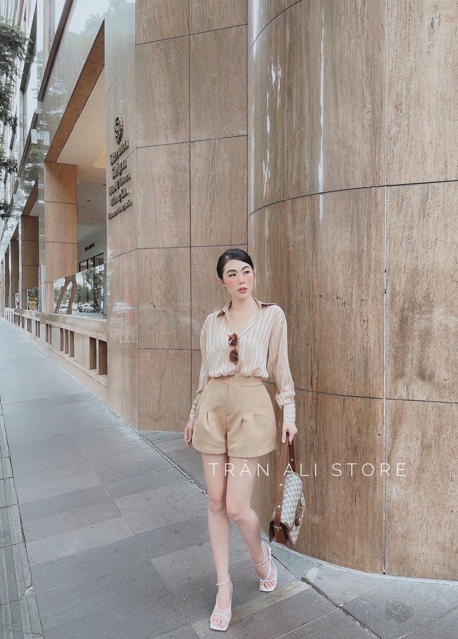 Set bộ sơ mi kèm quần short