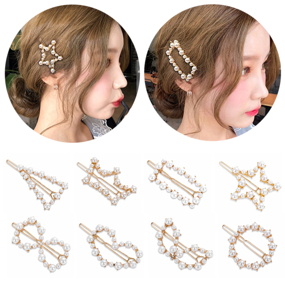 Kẹp tóc - Combo 4 kẹp ngọc trai siêu xinh (SET 4 CÁI)
