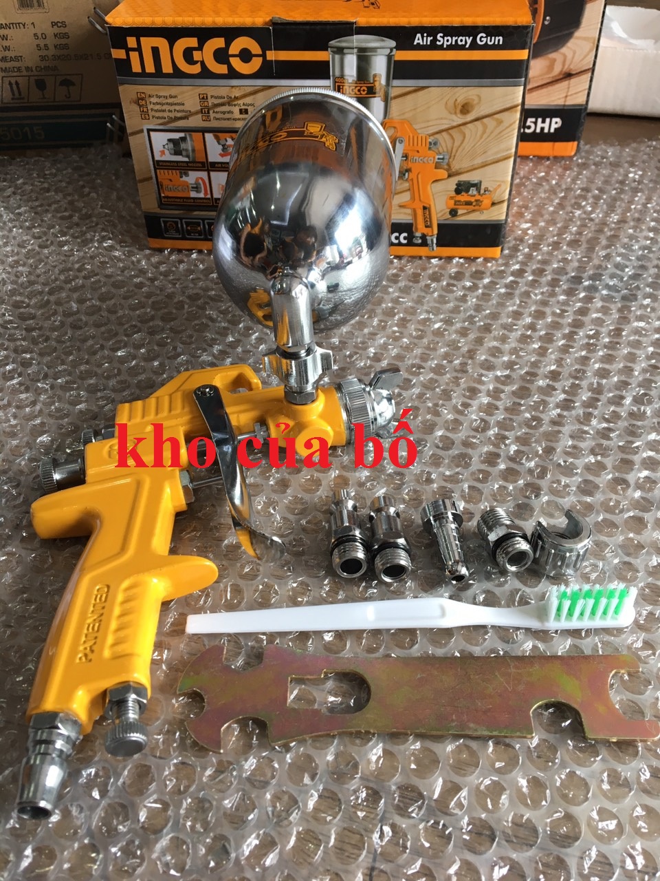 Súng phun sơn ingco asg4042( có thể điều chỉnh gió)