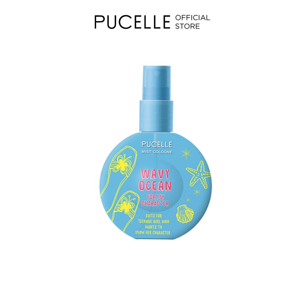 Nước Hoa PUCELLE MIST COLOGNE WAVY OCEAN FOR MY CHARACTER 75ml