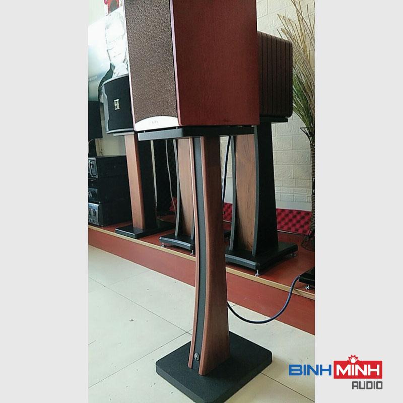 Chân loa gỗ bookshelf thân cong cao 90cm