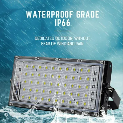 Đèn pha led ngoài trời 50W chống nước IP66 siêu tiết kiệm điện Ánh sáng vàng HP Electrical