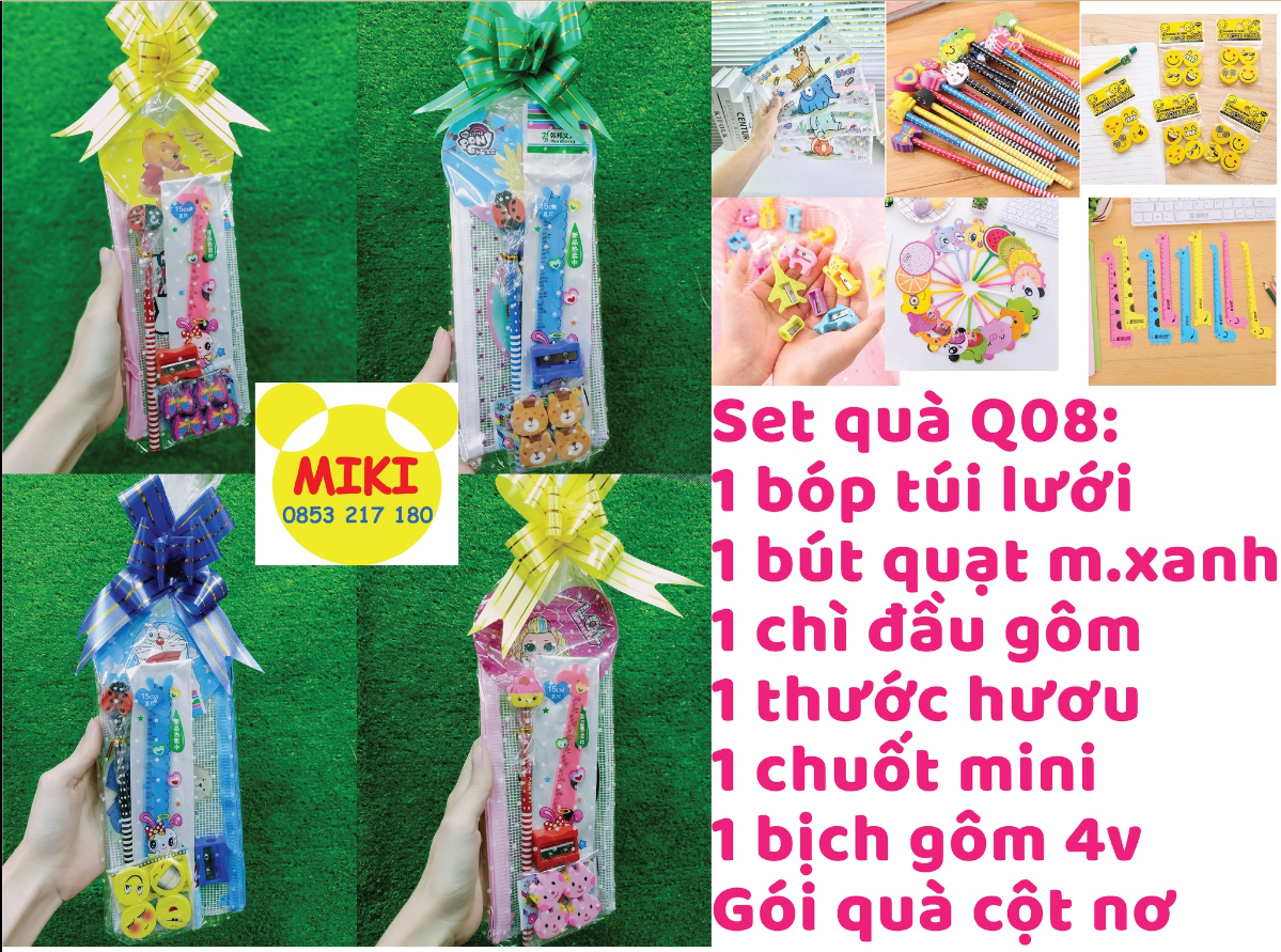 Set quà phần thưởng học sinh