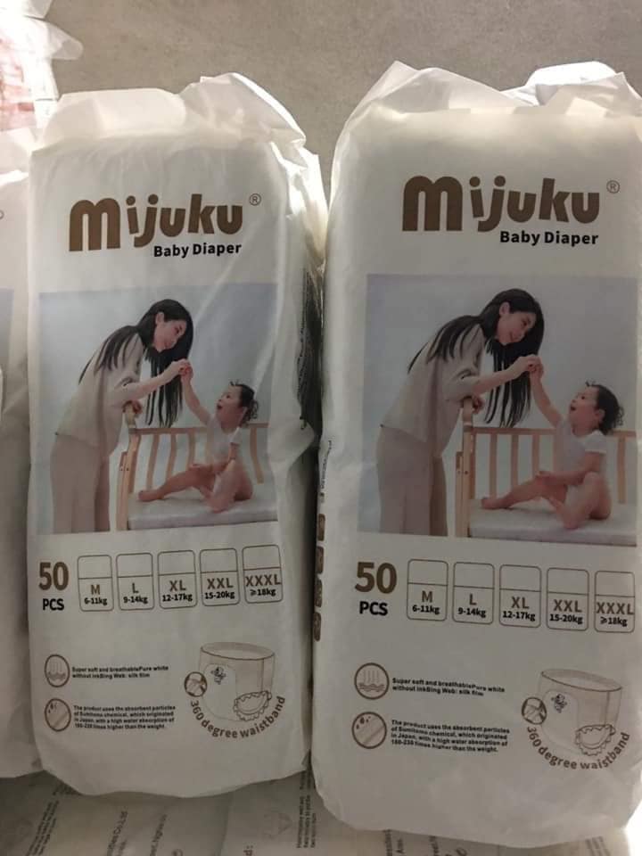 Bỉm quần Mijuku 50 miếng size M/L/XL/XXL