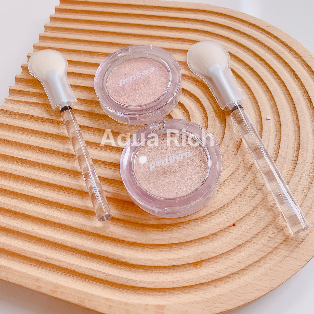 [Kèm Cọ] Phấn Bắt Sáng Ink Peripera Pure Glory Highlighter Set - 01 Day Glory - 02 Night Glory