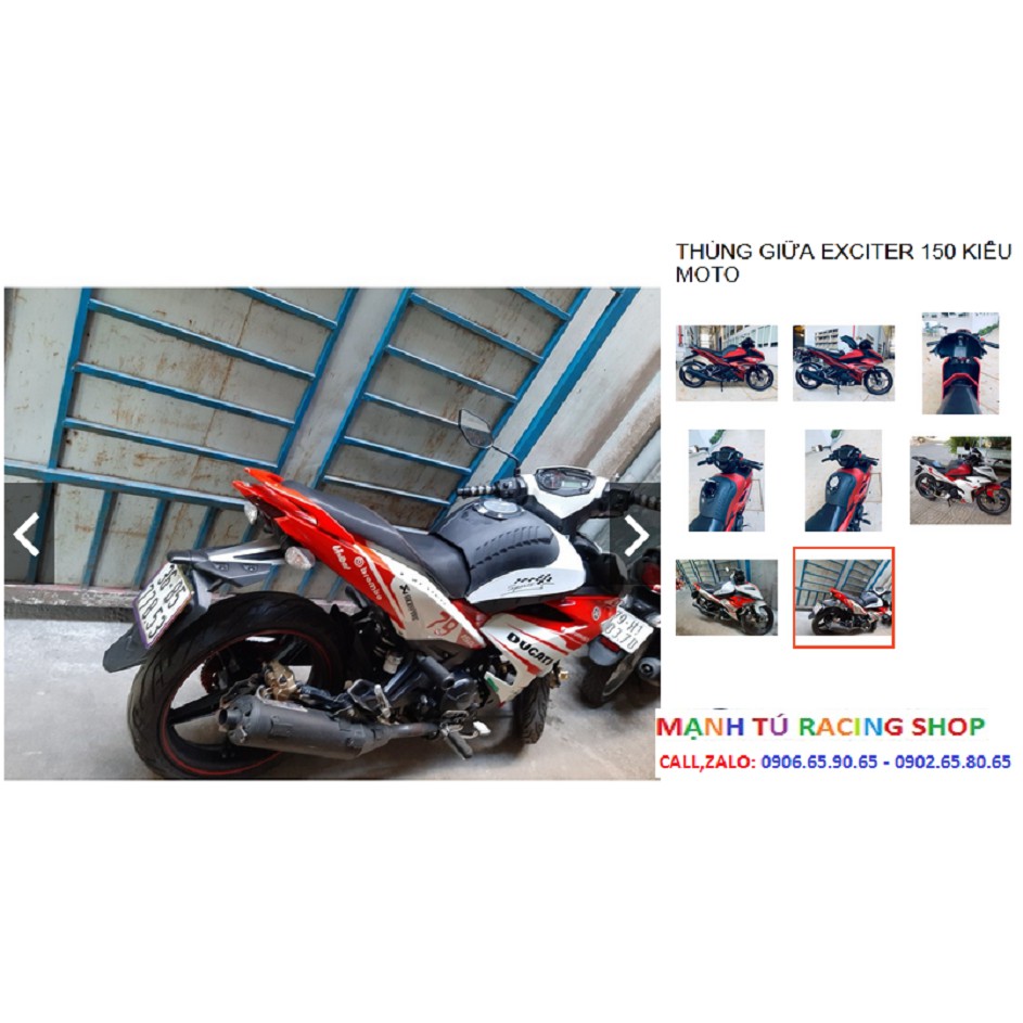 Thùng giữa exciter 150 kiểu moto