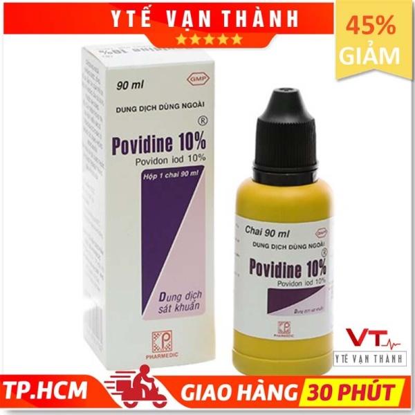 ✅ Dung Dịch Sát Khuẩn: Povidine 10% - VT0226 [ Y Tế Vạn Thành ] nhập khẩu