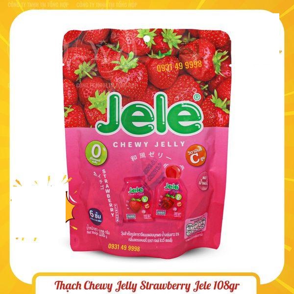 Thạch Trái Cây Jele Chewy Jelly 108g đủ vị