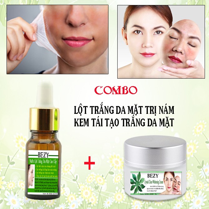 [HCM]Bộ Peel Trắng Da Mặt Tái Tạo Da