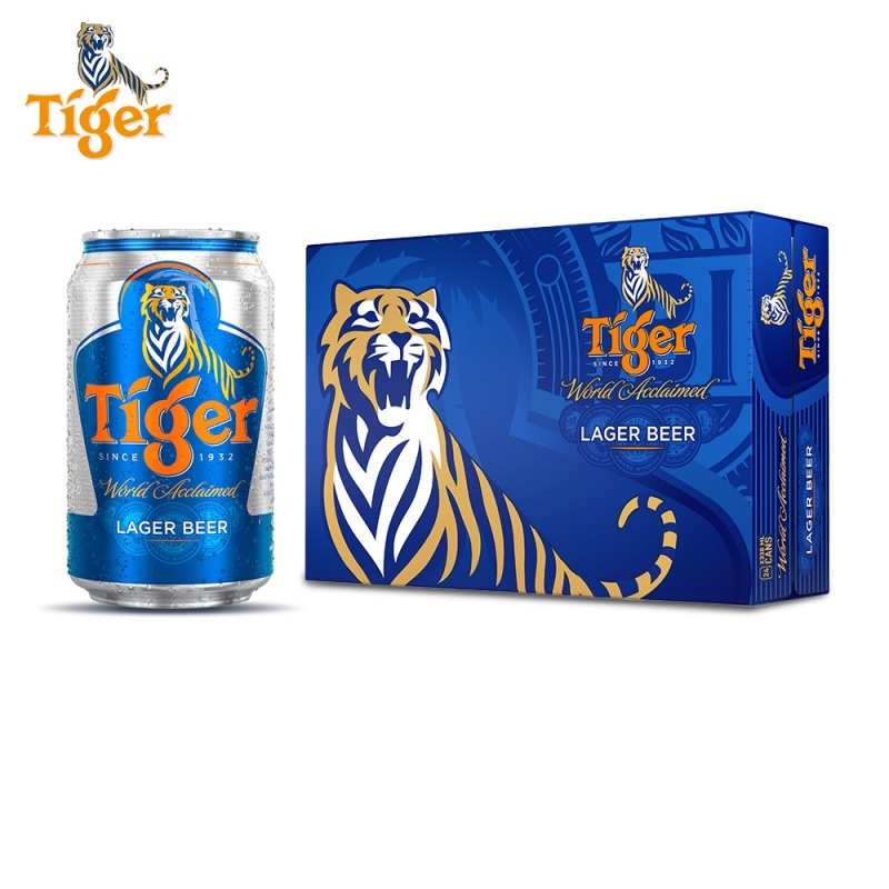 Thùng 24 lon bia Tiger 330ml