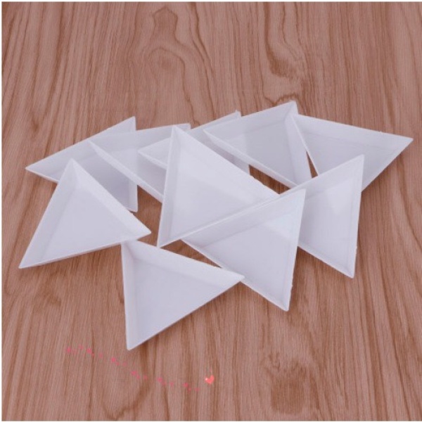 Combo 5 Khay đựng đá - charm - hoa bột hình tam giác tiện lợi giá rẻ