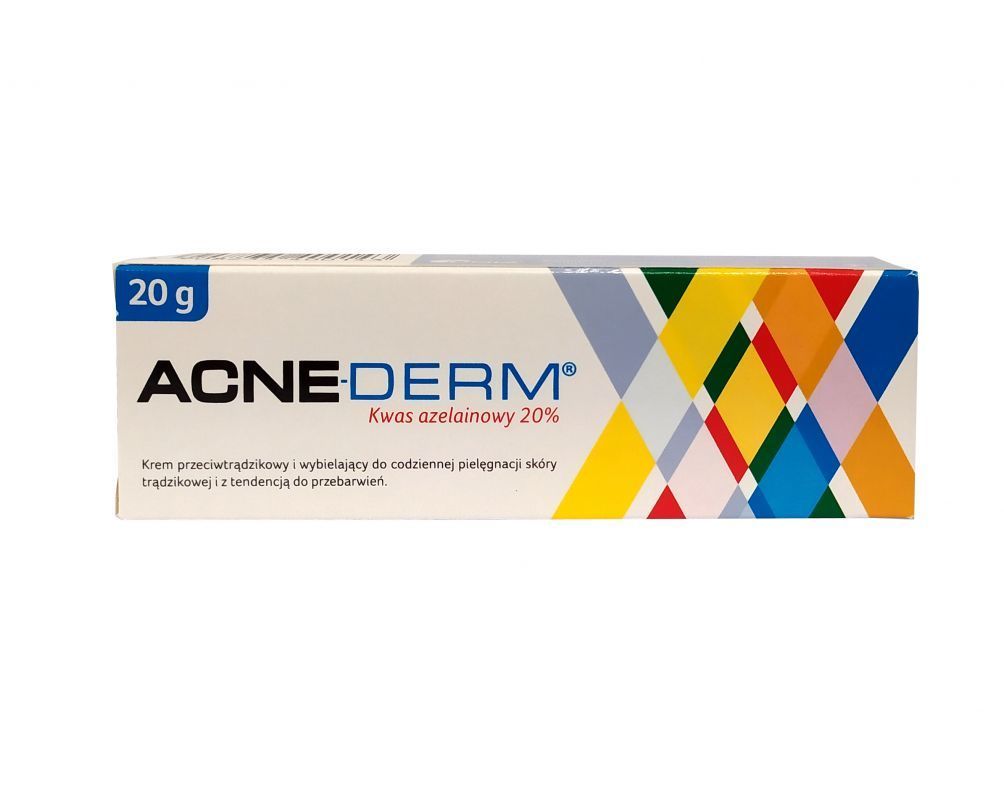 Tuýp Bôi Mụn Azelaic Acid 20% Acnederm (Mụn Sưng Viêm, Thâm Đỏ, Mụn Trứng Cá)
