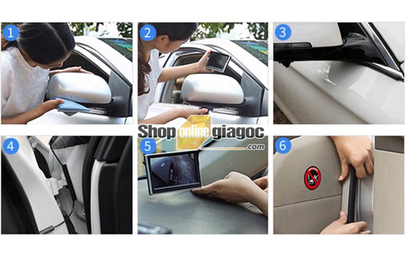 Combo Camera Cập Lề Ô Tô + Màn Hình 7 Inch 800×480