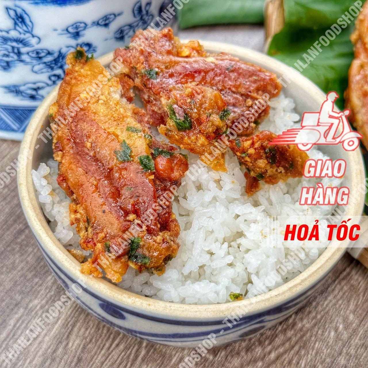 Bánh Tóp Mỡ Mắm Hành Túi 300gram