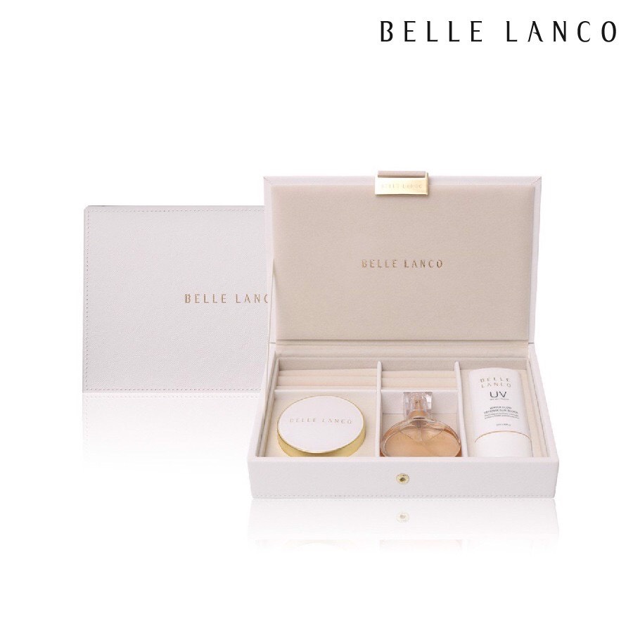 Belle Lanco Premium Set - Set chống nắng trang điểm (Kem chống nắng + Cushion + Nước hoa)