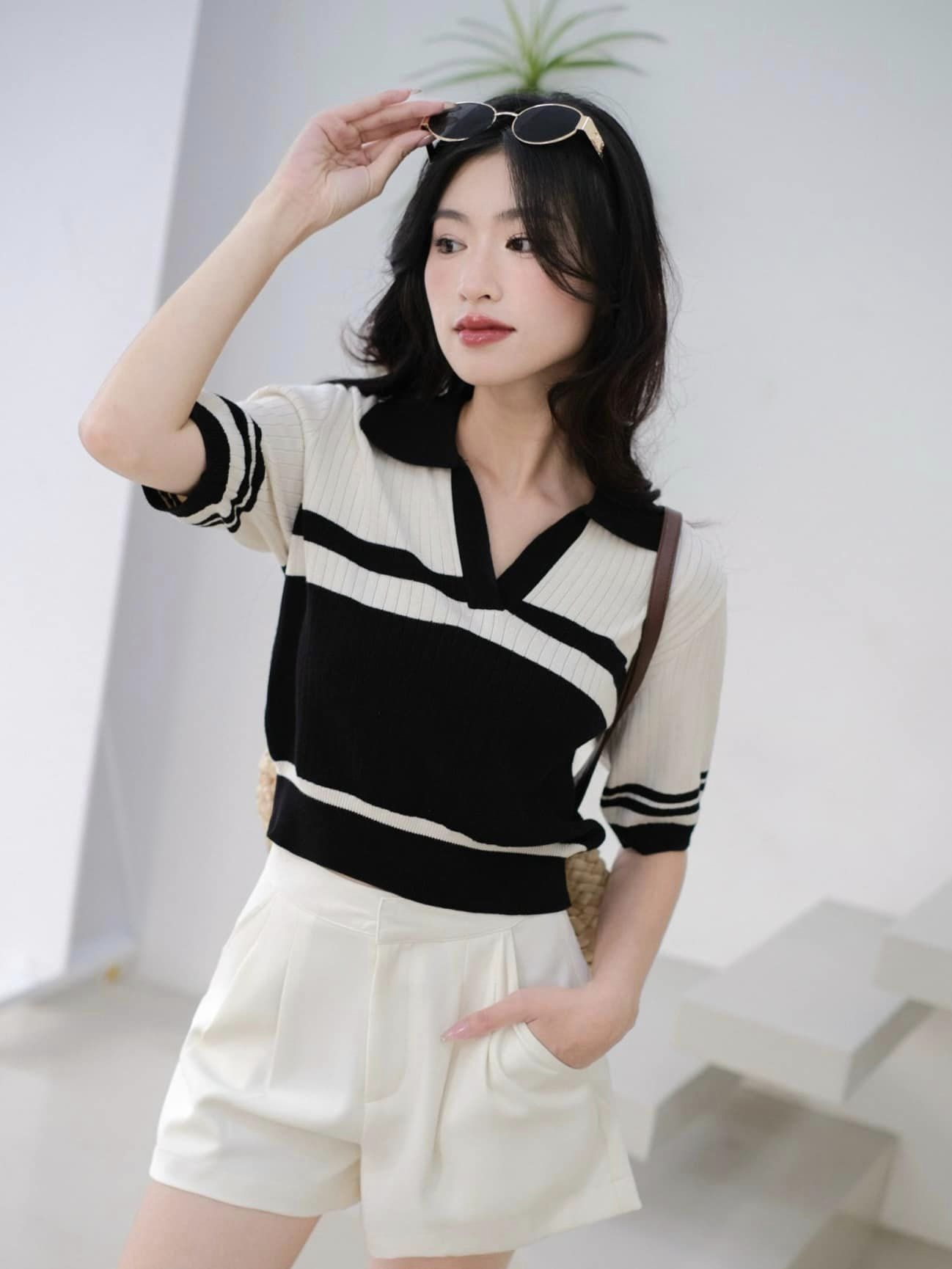 GOLA - Áo MEADOW - Áo polo crop top