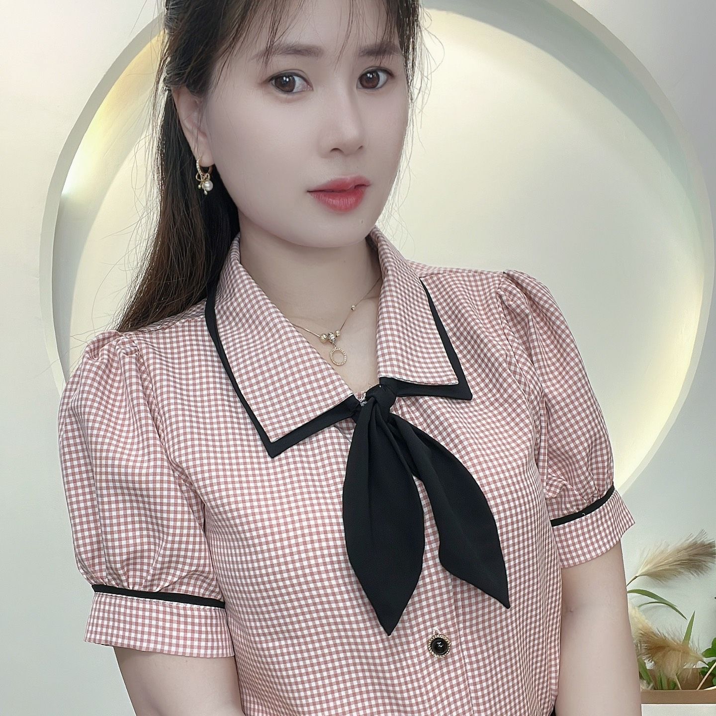 AN17 - ÁO CÔNG SỞ TAY NGẮN TRẺ TRUNG