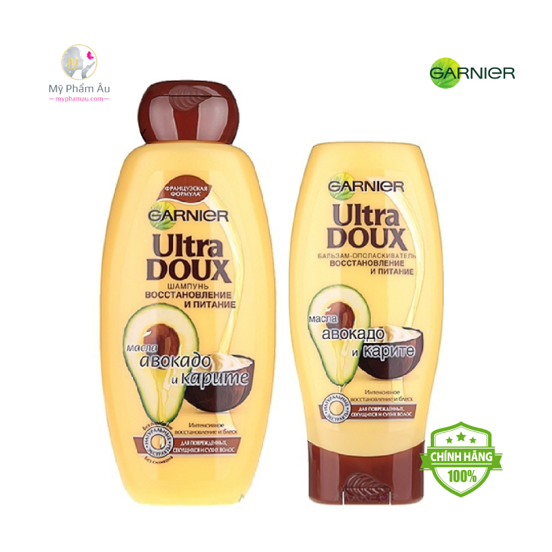 [HCM]Dầu Gội Garnier Ultra Doux đủ mùi phục hồi tóc  250ml