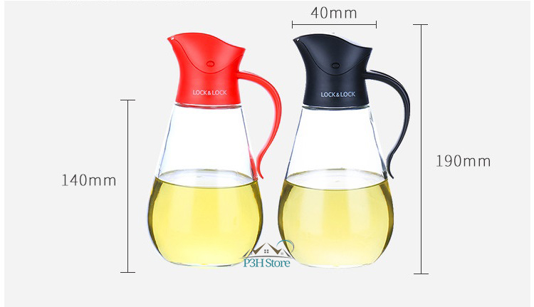 Bình Đựng Dầu Với Nắp Mở Tự Động Lock&Lock CKO101 (550ml)