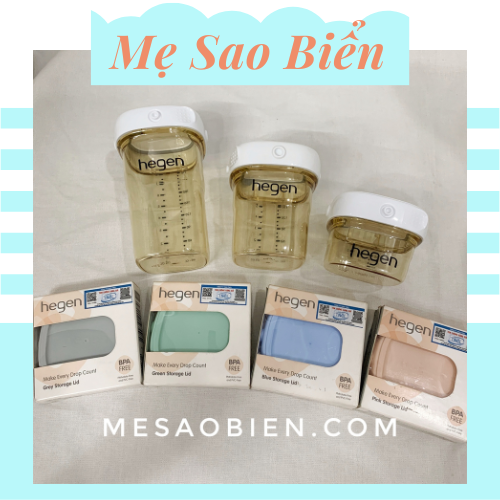 Bình trữ sữa Hegen 60ml/ 150ml/ 240ml (có tách lẻ)