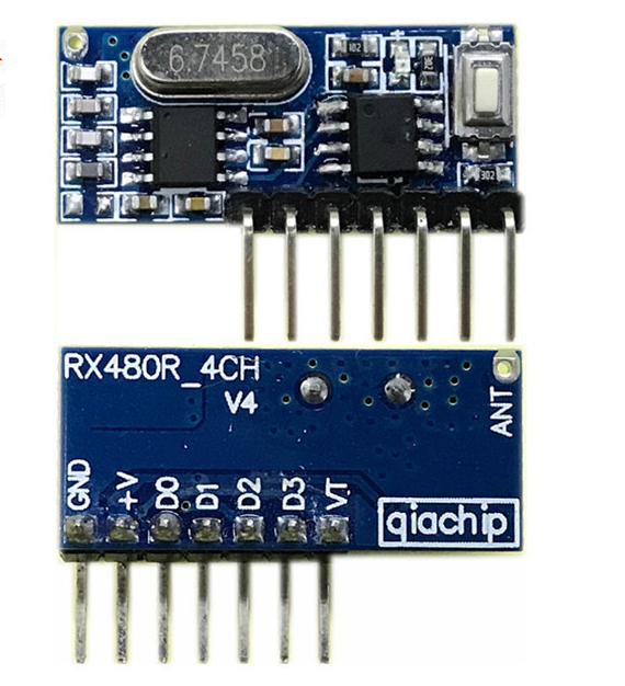 Module thu phát RF 433Mhz có học lệnh