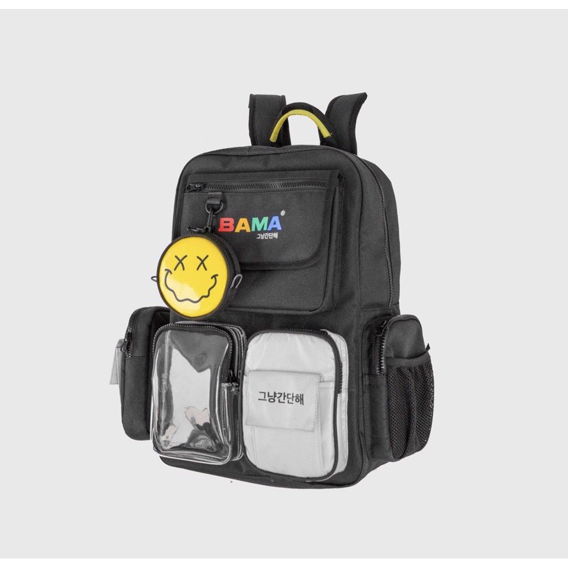 [HCM]Balo Bama 444 Backpack kèm túi tròn mini