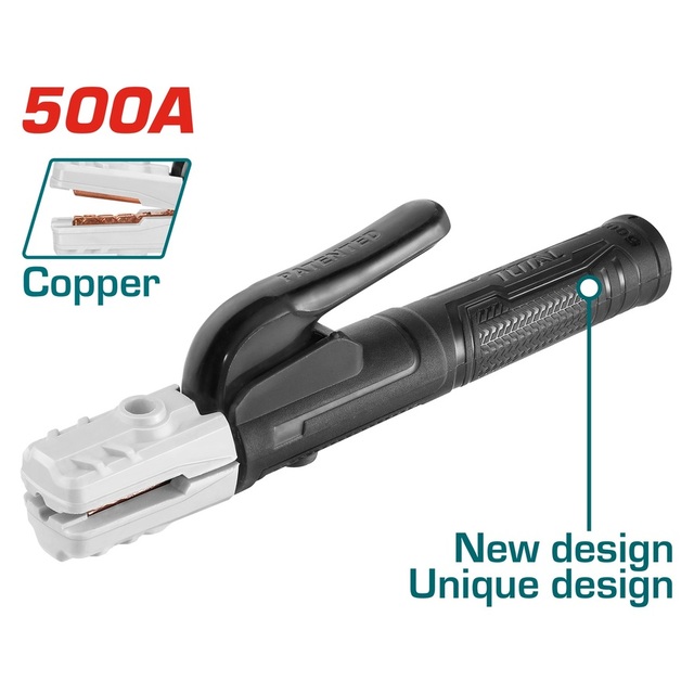 Kìm hàn que 300a total dòng điện định mức 300a - 500a kềm hàn điện phù hợp sử dụng cho máy hàn mma của total -thinksafe