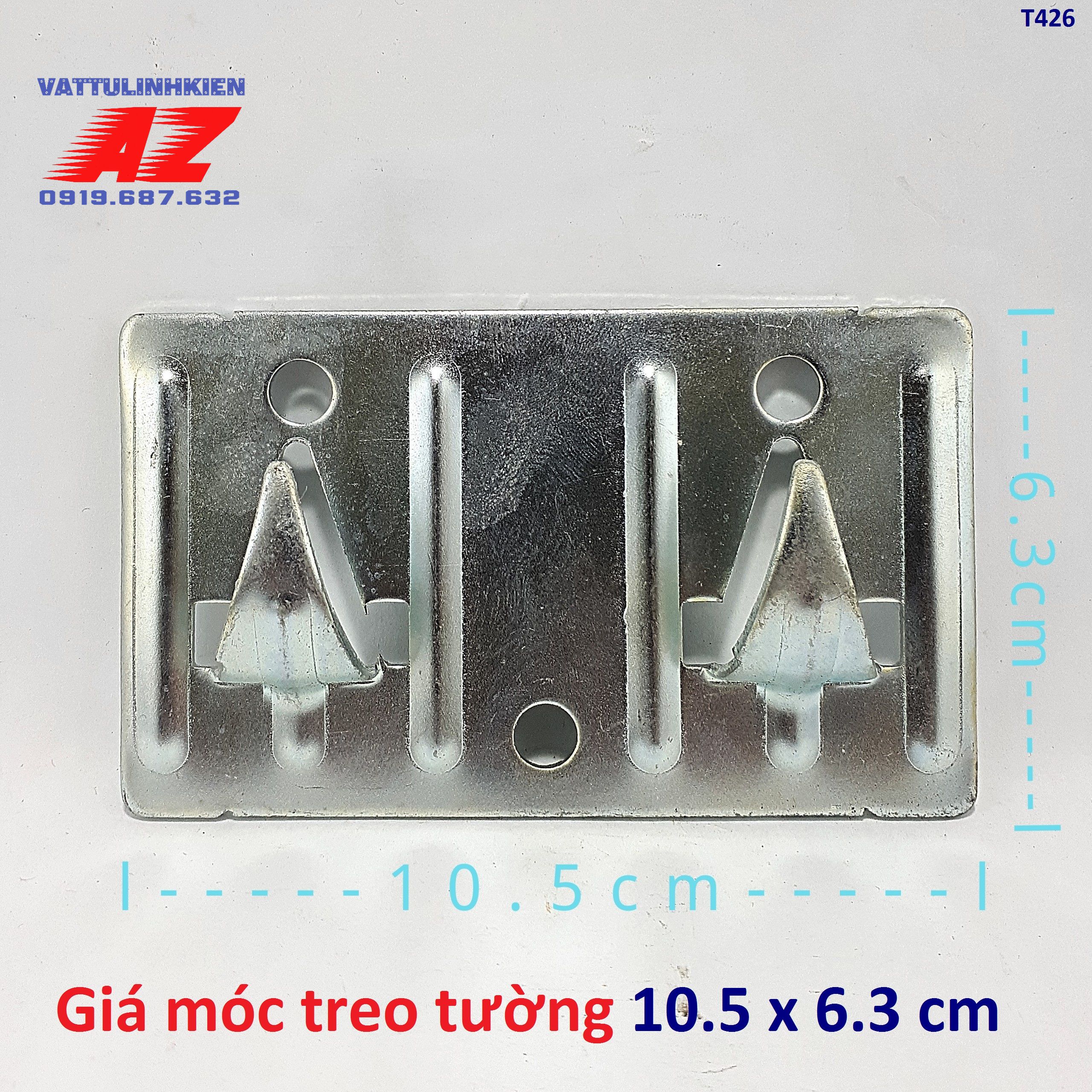 Giá móc treo tường 10.5 x 6.3 cm chất lượng cao