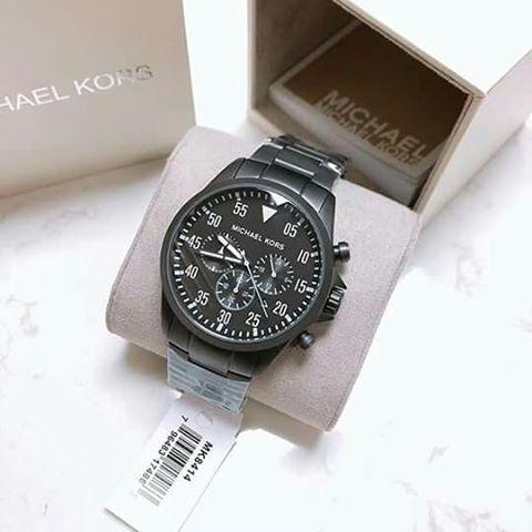 [HCM]Đồng Hồ Nam Michael Kors MK8414 Gage Black.