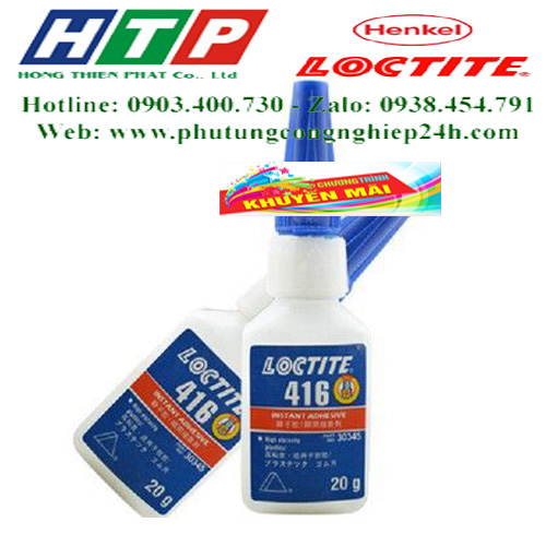 Thông tin kỹ thuật keo loctite 416 - 20gr