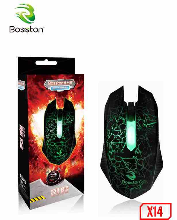 [HCM]Chuột  Bosston X14 LED 7 màu