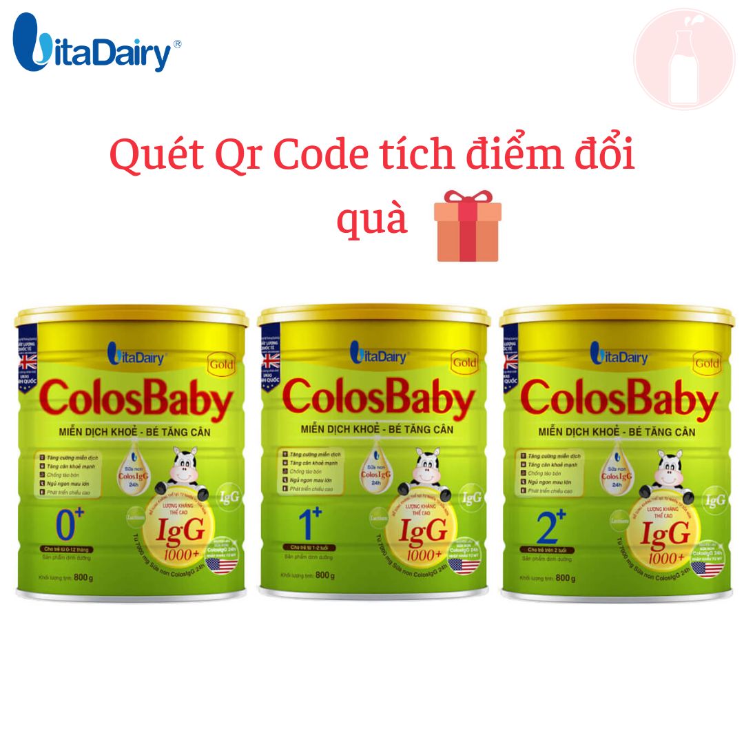Sữa Bột Colosbaby Gold Miễn dịch khoẻ - Bé tăng cân