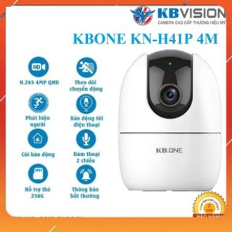 HOT Camera IP WIFI xoay 360 4MP KBONE KN-H41P  Kbone H41 H41P chính hãng