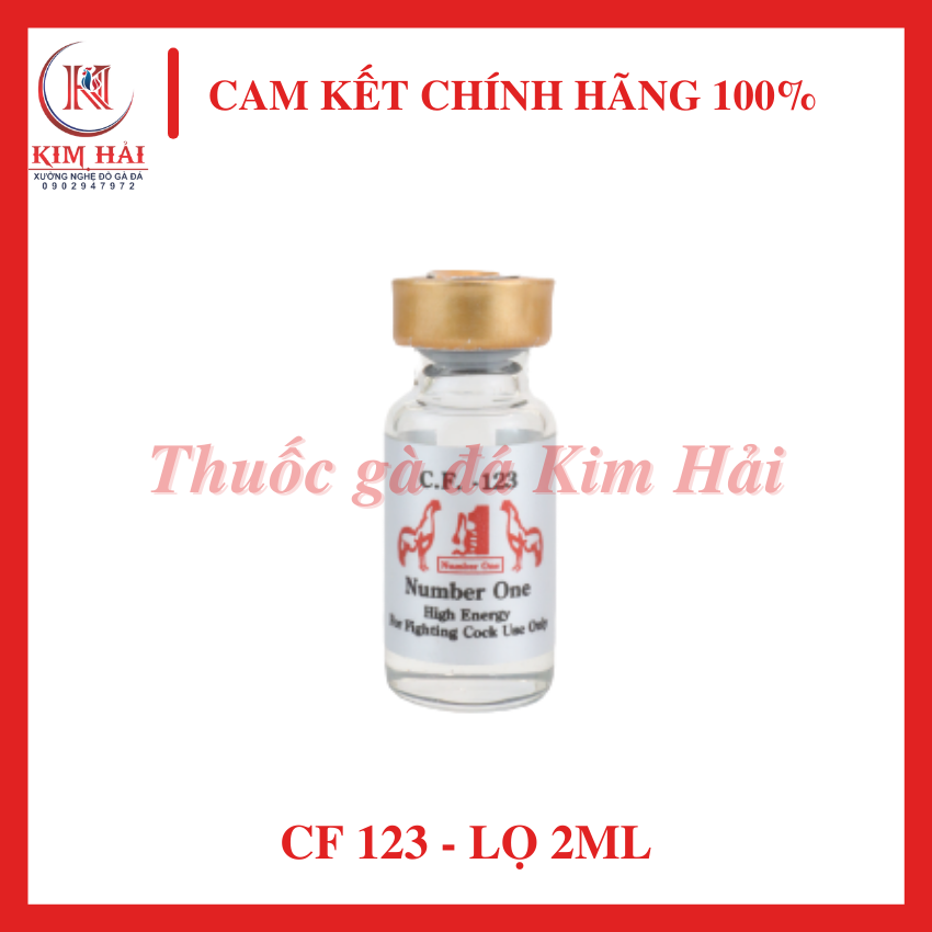 C.F 123---tang siêu hiệu quả dành cho gà cựa.