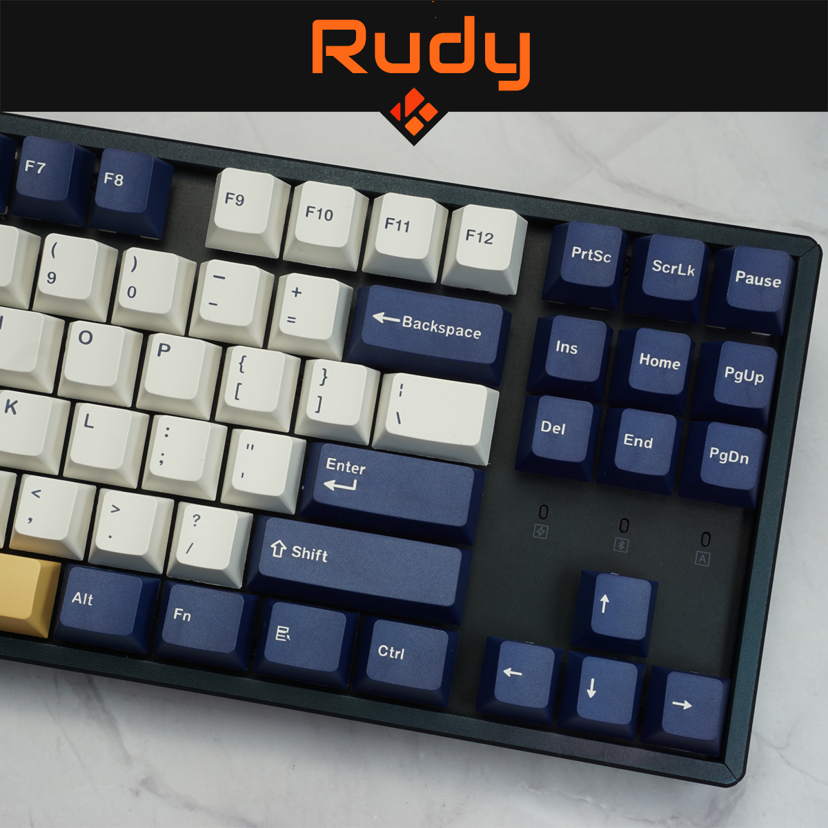 Keycap Rudy PBT profile OEM in double-shot 135 nút cho bàn phím cơ layout 108/104/98/87/84/75/68/64/61