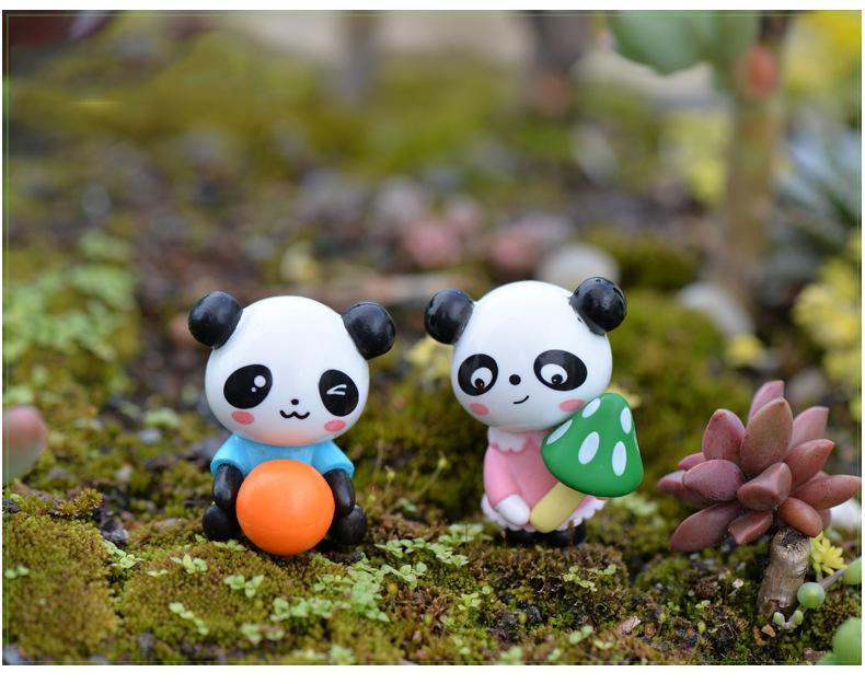 Gấu trúc panda - đồ lưu niệm quà tặng trang trí tiểu cảnh terrarium