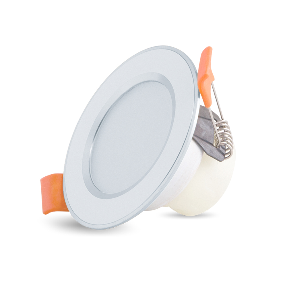Đèn LED Downlight đổi màu AT10 110/9W SS [viền bạc]