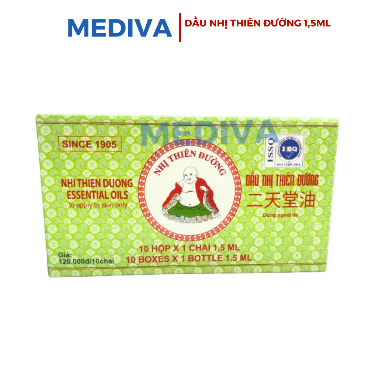 Dầu Nhị Thiên Đường 1,5ml