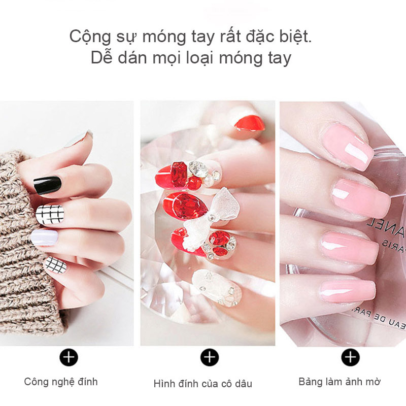 [HCM]【Urbeauty Mall】vỉ dán móng silicon cao cấp chống nước