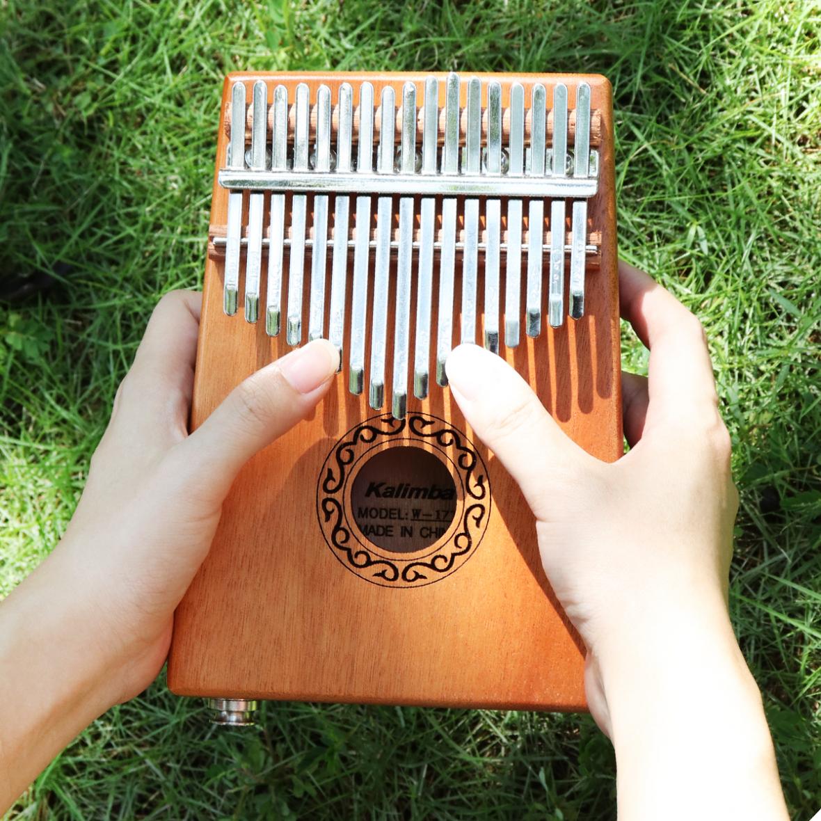 SLADE 17 Key Kalimba Single Board Mahogany Thumb Piano