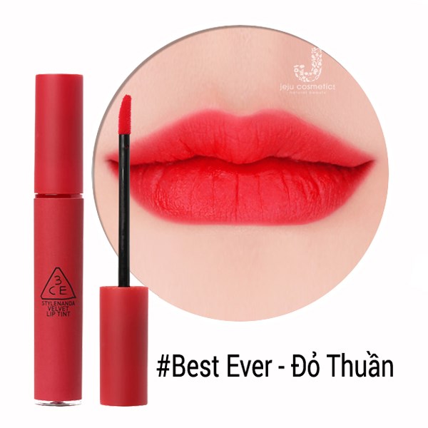 Son Kem Lì 3CE Velvet Lip Tint - Mịn Lì Lên Màu Đẹp - Hàng Chuẩn Auth