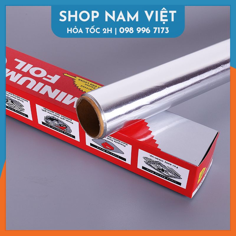 Giấy bạc bọc thực phẩm nướng thịt, làm bánh