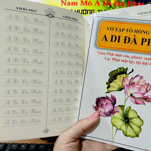 Vở Tập Tô Hồng Danh A Di Đà Phật