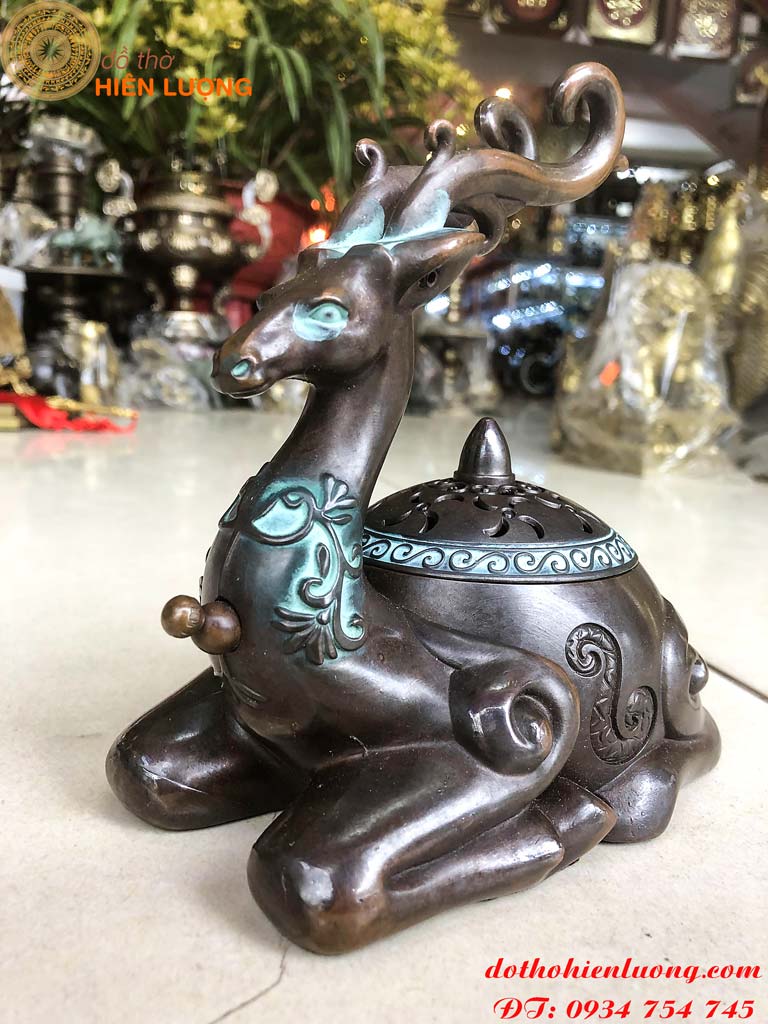 Copper deer + Dragon ruler-bass burner gift