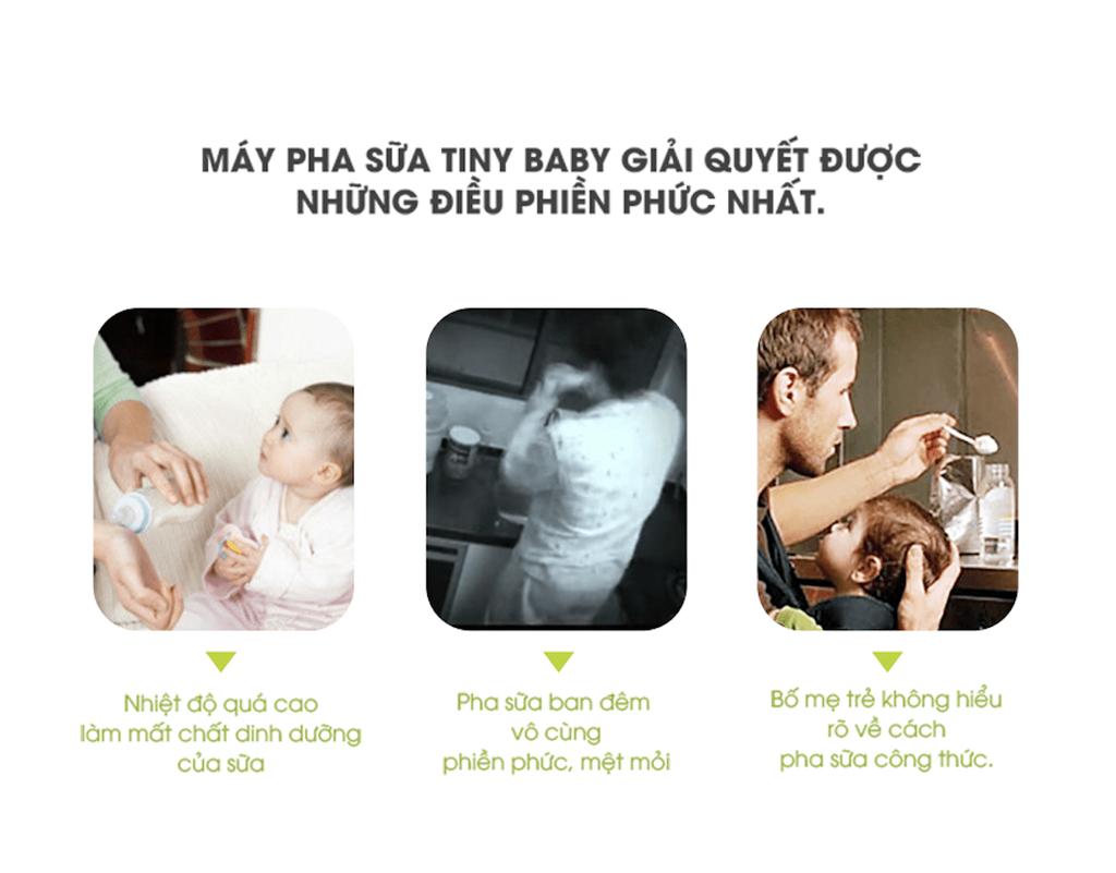Máy Pha Sữa Bột Tự Động Tiny Baby - Nhật Bản