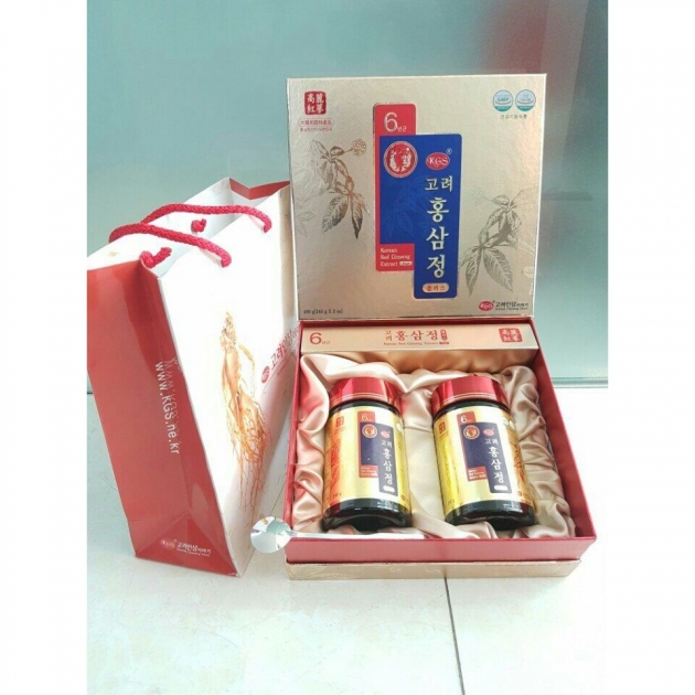 [HCM]Cao hồng sâm 6 năm tuổi KGS Plus Hàn Quốc (Hộp 2 lọ)