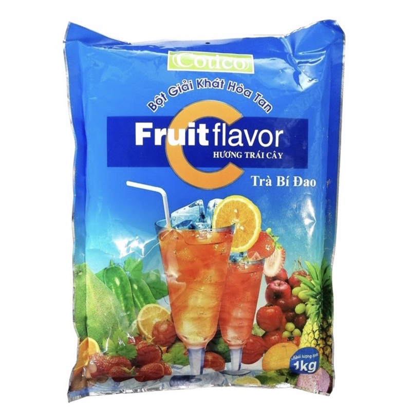 Bột giải khát hoà tan cotico đào, chanh, bí đao bịch 1kg