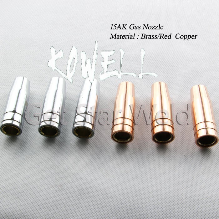 Chụp khí mỏ hàn mig 15AK đẹp, đồng đỏ